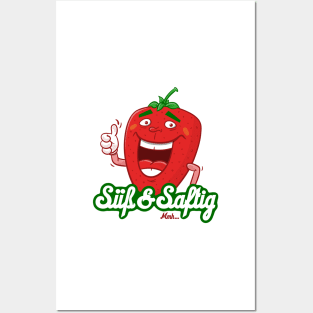 Strawberry - Sweet and juicy Posters and Art